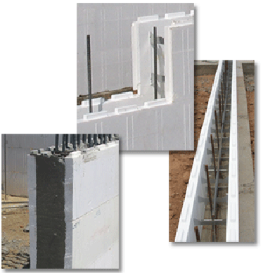 steel reinforced I C F